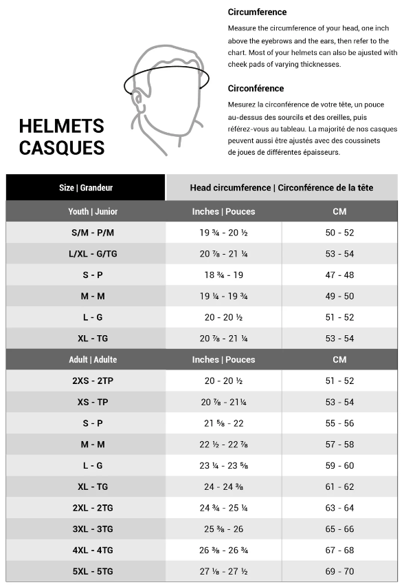 Guide des tailles